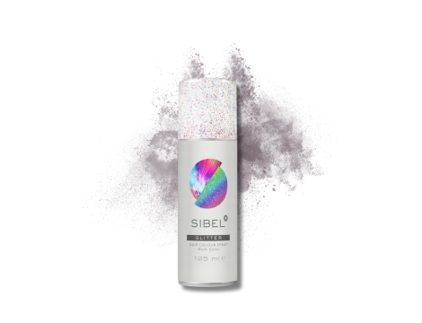 SIBEL HAIR COLOUR SPRAY GLITTER lakier z brokatem 125 ml | Wielokolorowy - 2