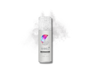 SIBEL HAIR COLOUR SPRAY GLITTER lakier z brokatem 125 ml | Srebrny - image 2
