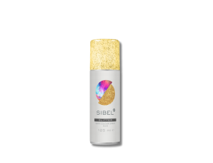 SIBEL HAIR COLOUR SPRAY GLITTER lakier z brokatem 125 ml | Złoty