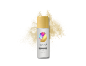 SIBEL HAIR COLOUR SPRAY METALLIC lakier metaliczny 125 ml | Złoty - image 2
