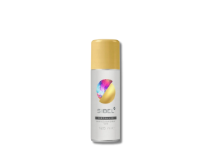 SIBEL HAIR COLOUR SPRAY METALLIC lakier metaliczny 125 ml | Złoty
