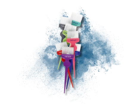 SIBEL MIX&MATCH zestaw pędzli do farbowania 7 kolorów - 2