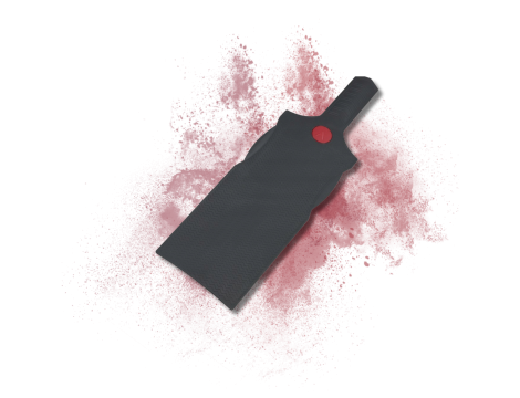 SIBEL paletka do pasemek i baleyage z uchwytem V  czarna | XL - 2