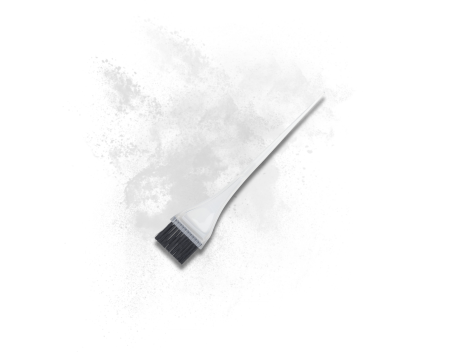 SIBEL pędzel pędzelek do farbowania włosów długi | Mleczny - 2