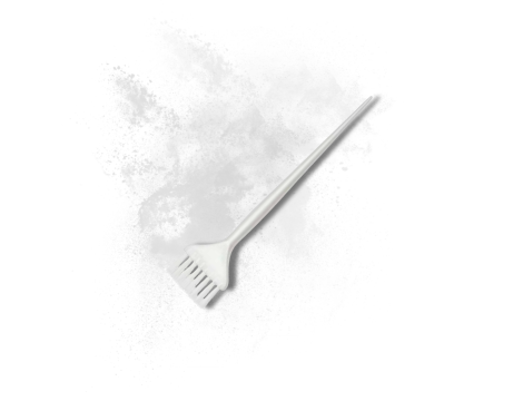 SIBEL PRECISION pędzel pędzelek do farbowania biały |wąski L - 2