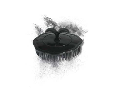 SIBEL szczotka do masażu głowy masażer czarna - 2