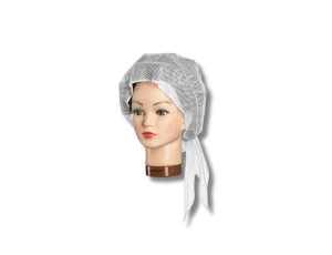 SIBEL RESILLE siatka do włosów wiązana średnie oczka | Biała