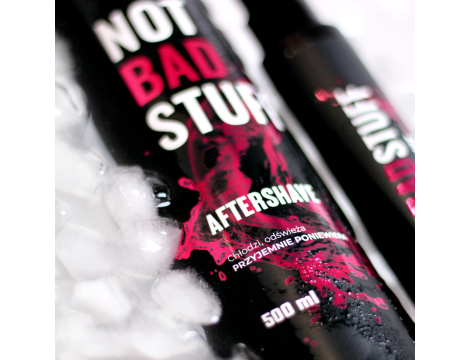 NOT BAD STUFF BARBER Aftershave chłodząca woda po goleniu 500 ml - 4