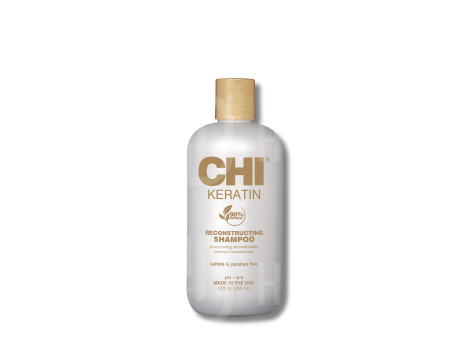 CHI KERATIN Shampoo szampon odbudowujący do włosów z keratyną 355 ml