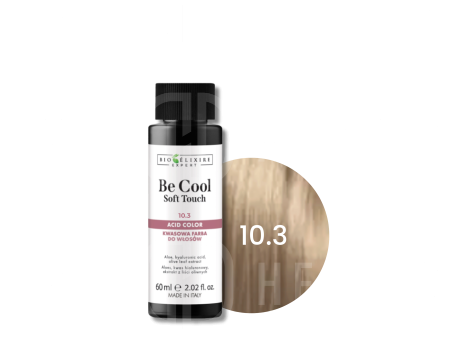 BIOELIXIRE EXPERT BE COOL Soft Touch kwasowa farba do włosów 60 ml | 10.3