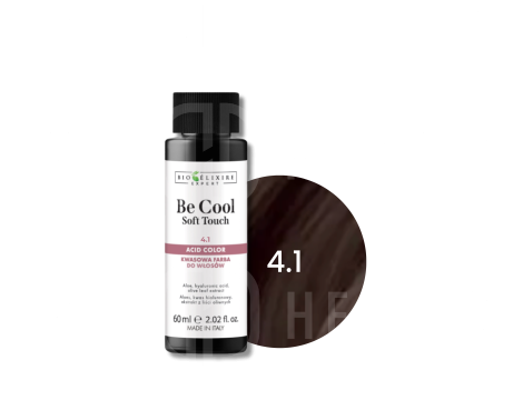 BIOELIXIRE EXPERT BE COOL Soft Touch kwasowa farba do włosów 60 ml | 4.1