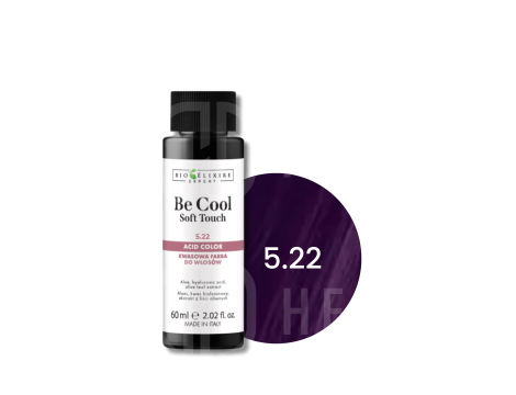 BIOELIXIRE EXPERT BE COOL Soft Touch kwasowa farba do włosów 60 ml | 5.22