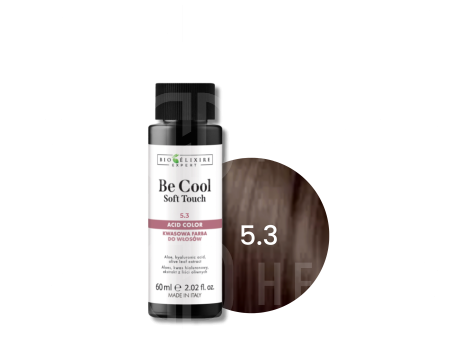 BIOELIXIRE EXPERT BE COOL Soft Touch kwasowa farba do włosów 60 ml | 5.3
