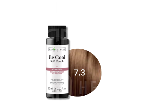 BIOELIXIRE EXPERT BE COOL Soft Touch kwasowa farba do włosów 60 ml | 7.3