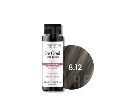BIOELIXIRE EXPERT BE COOL Soft Touch kwasowa farba do włosów 60 ml | 8.12
