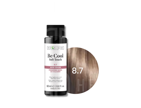 BIOELIXIRE EXPERT BE COOL Soft Touch kwasowa farba do włosów 60 ml | 8.7