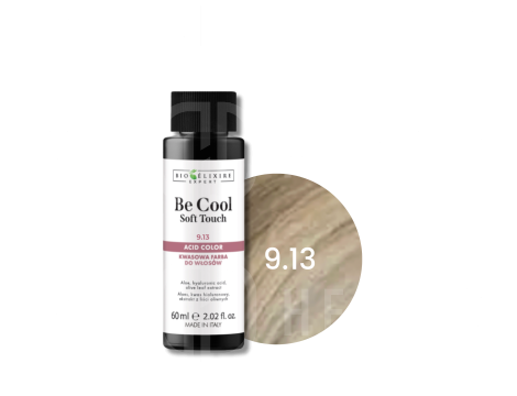 BIOELIXIRE EXPERT BE COOL Soft Touch kwasowa farba do włosów 60 ml | 9.13
