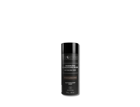 BIOELIXIRE EXPERT mikrowłókna do zagęszczania włosów 30 g | Średni Brąz