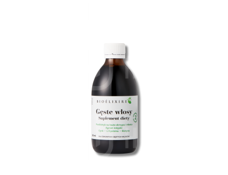 BIOELIXIRE GĘSTE WŁOSY Suplement diety dla zdrowych włosów 300 ml