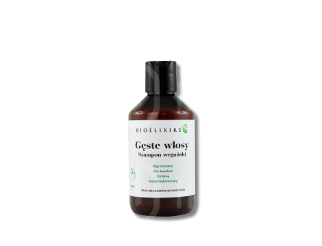 BIOELIXIRE GĘSTE WŁOSY Szampon wegański do włosów 300 ml