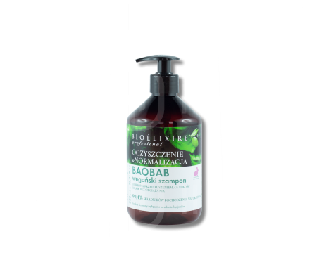 BIOELIXIRE PRO Vegan Baobab szampon wegański do włosów 500 ml