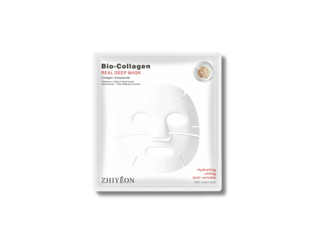 BIO COLLAGEN nawilżająca maseczka kolagenowa na twarz z kwasem hialuronowym
