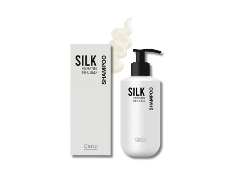 CARIN SILK keratynowy szampon regenerujący nawilżający do włosów 250 ml - 2