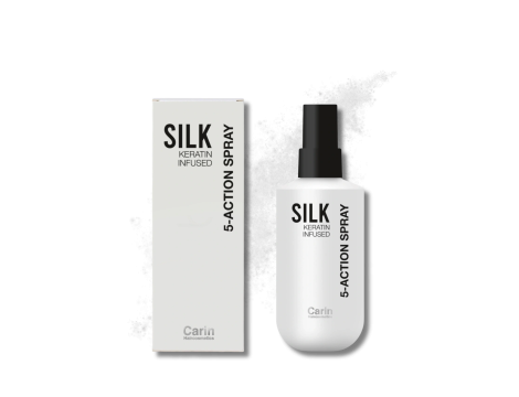 CARIN SILK keratynowy spray termoochronny do włosów bez spłukiwania 150 ml - 2
