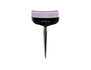 BLACKOMB Pędzelek do farbowania czarny z kolorowym włosiem | 14 cm