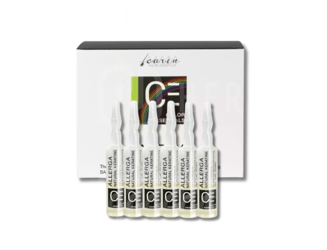 CARIN ALLERGA Natural Keratine ampułki keratynowe do włosów 6 x 7,5 ml