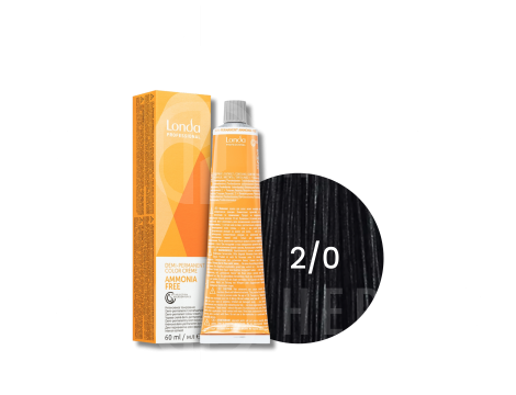 LONDA PROFESSIONAL AMMONIA FREE półtrwała farba do włosów 60 ml | 2/0