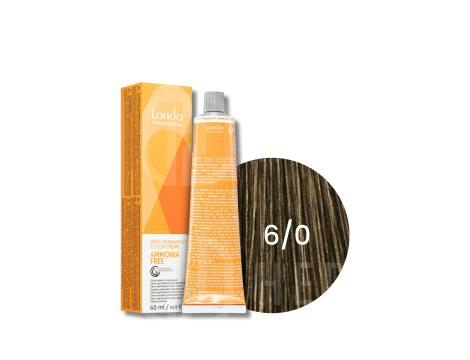 LONDA PROFESSIONAL AMMONIA FREE półtrwała farba do włosów 60 ml | 6/0