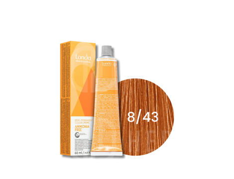 LONDA PROFESSIONAL AMMONIA FREE półtrwała farba do włosów 60 ml | 8/43