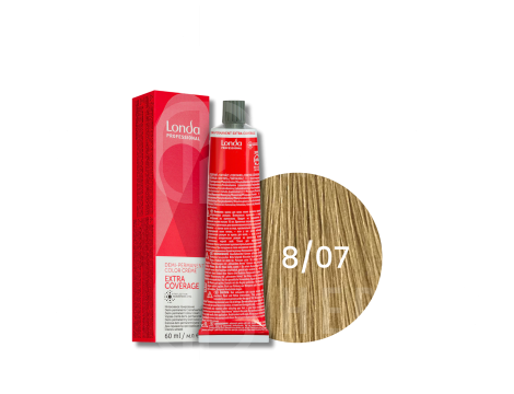 LONDA PROFESSIONAL EXTRA COVERAGE półtrwała farba do włosów 60 ml | 8/07