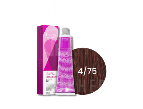 LONDA PROFESSIONAL EXTRA RICH trwała farba do włosów 60 ml | 4/75