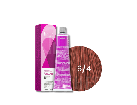 LONDA PROFESSIONAL EXTRA RICH trwała farba do włosów 60 ml | 6/4