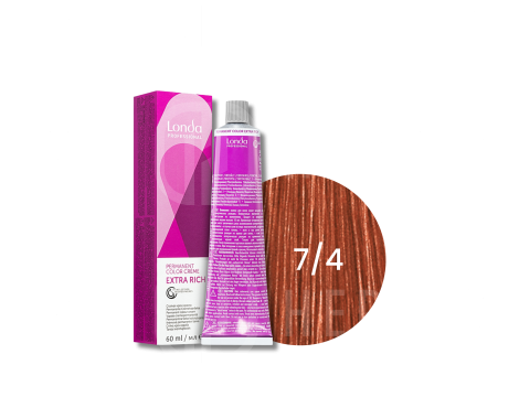 LONDA PROFESSIONAL EXTRA RICH trwała farba do włosów 60 ml | 7/4