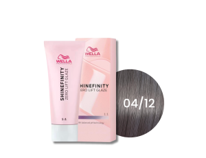 WELLA SHINEFINITY Zero Lift Glaze półtrwała farba do włosów 60 ml | 04/12