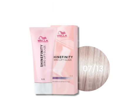 WELLA SHINEFINITY Zero Lift Glaze półtrwała farba do włosów 60 ml | 07/13