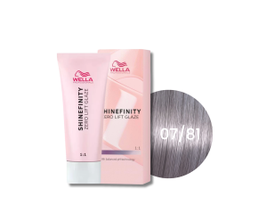 WELLA SHINEFINITY Zero Lift Glaze półtrwała farba do włosów 60 ml | 07/81