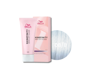 WELLA SHINEFINITY Zero Lift Glaze półtrwała farba do włosów 60 ml | 08/8