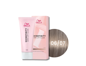 WELLA SHINEFINITY Zero Lift Glaze półtrwała farba do włosów 60 ml | 06/07