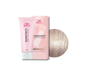 WELLA SHINEFINITY Zero Lift Glaze półtrwała farba do włosów 60 ml | 08/0