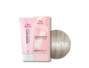 WELLA SHINEFINITY Zero Lift Glaze półtrwała farba do włosów 60 ml | 09/02