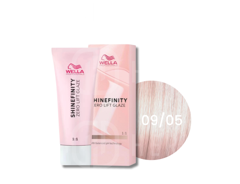 WELLA SHINEFINITY Zero Lift Glaze półtrwała farba do włosów 60 ml | 09/05