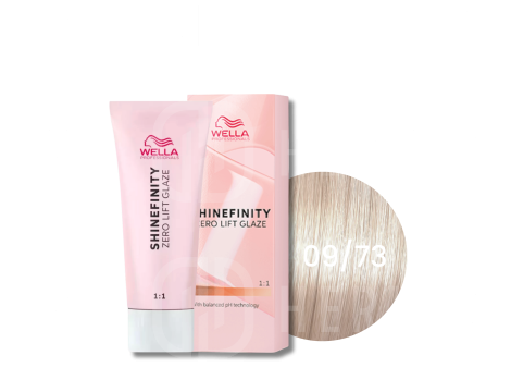 WELLA SHINEFINITY Zero Lift Glaze półtrwała farba do włosów 60 ml | 09/73