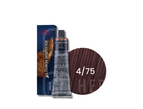 WELLA KOLESTON PERFECT ME+ trwała farba do włosów 60 ml | 4/75