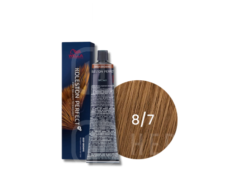 WELLA KOLESTON PERFECT ME+ trwała farba do włosów 60 ml | 8/7