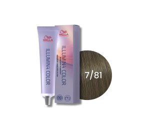 WELLA ILLUMINA COLOR rozświetlająca trwała farba do włosów 60 ml | 7/81