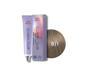 WELLA ILLUMINA COLOR rozświetlająca trwała farba do włosów 60 ml | 8/1